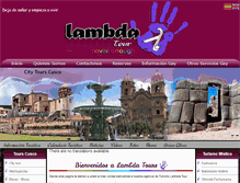 Tablet Screenshot of lambdatour.com